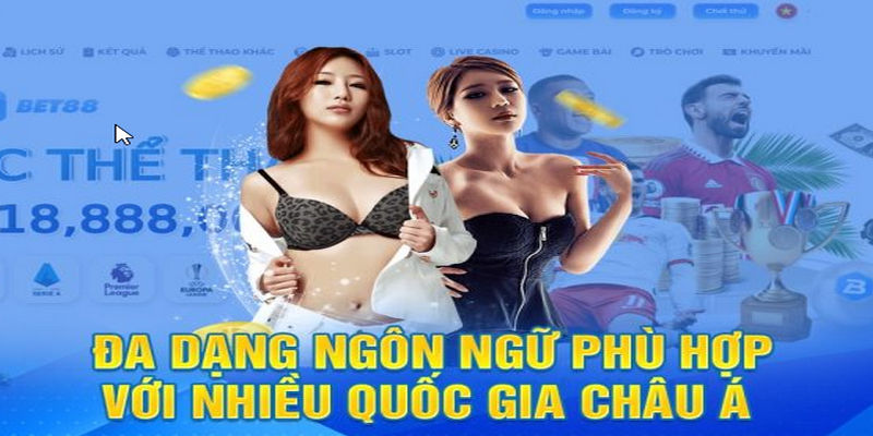 Bet88 đã không tiếc tiền đầu tư vào việc thiết kế một giao diện độc đáo, với hình ảnh đạt chuẩn chất lượng